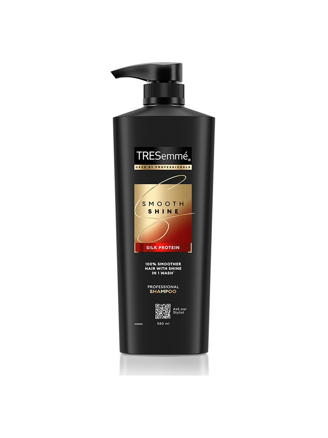 

TRESemme Smooth & Shine Shampoo with Vitamin H & Silk Proteins for Smooth Hair-580 ml, Black