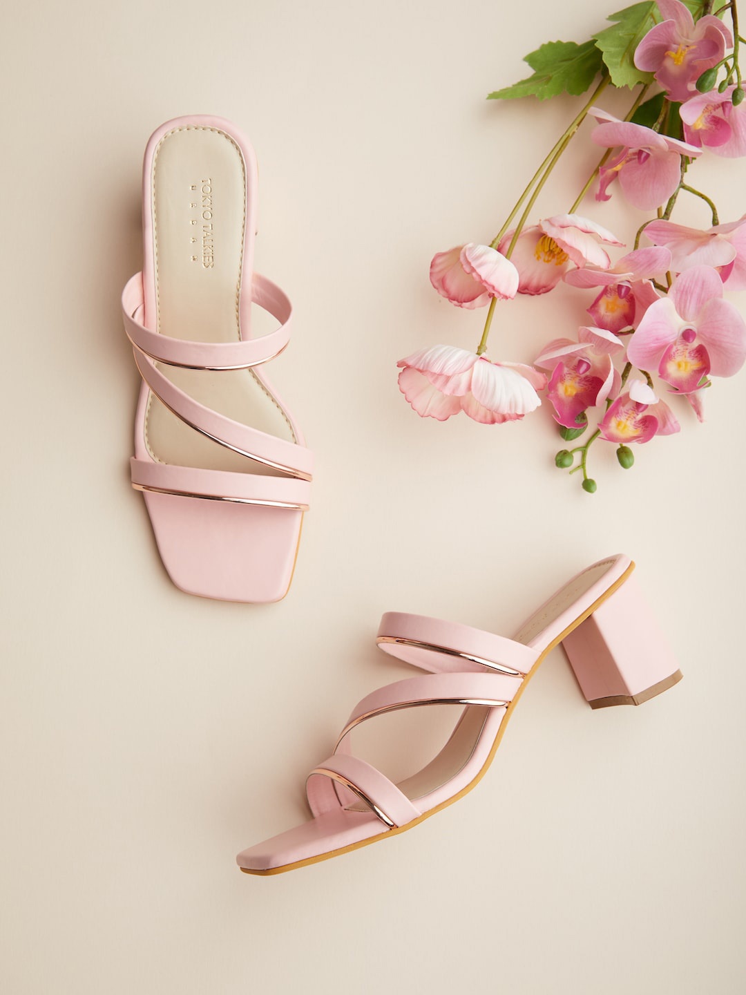 

Tokyo Talkies Block Heels, Pink
