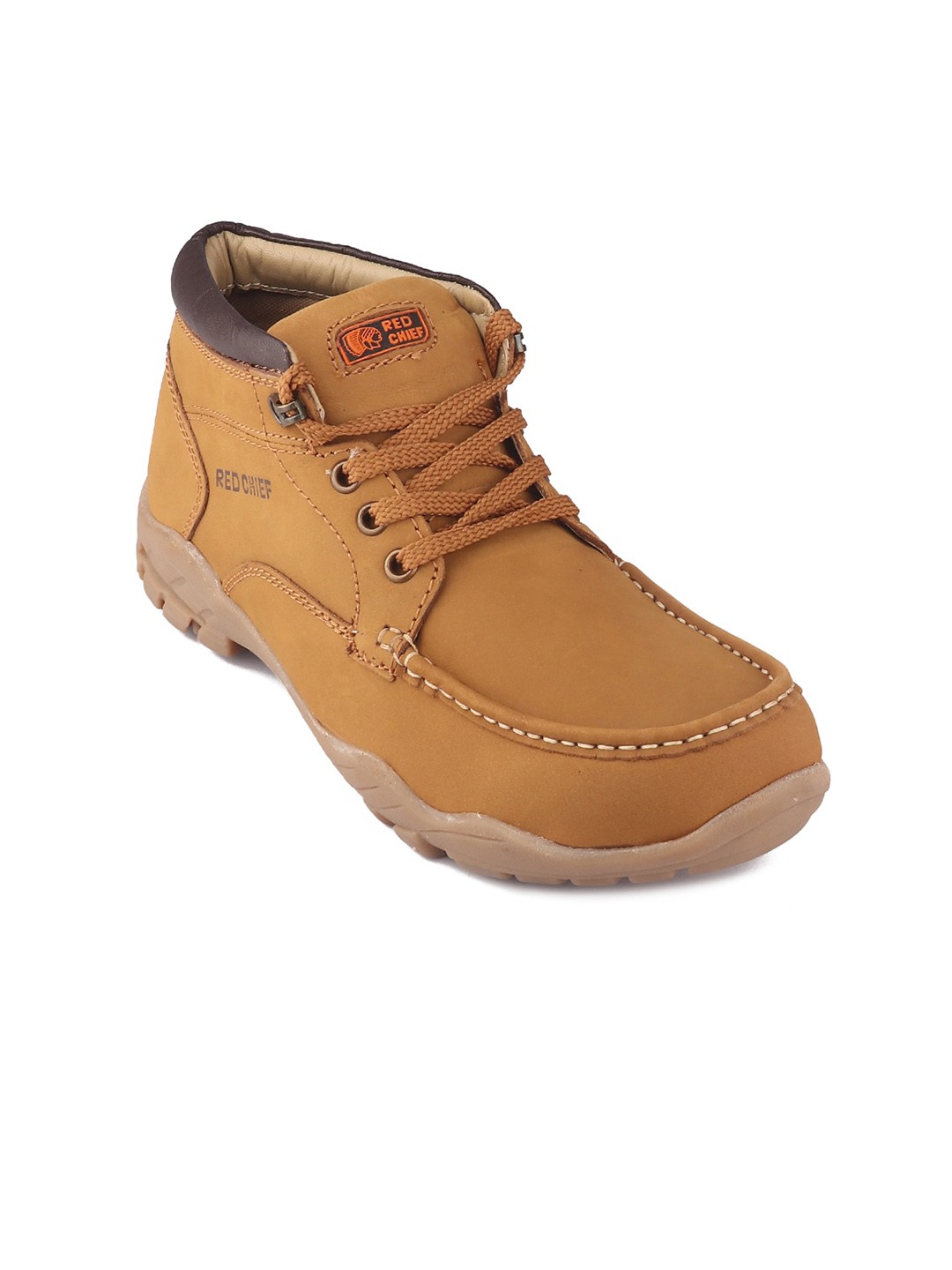 

Red Chief Men Leather Sneakers, Beige