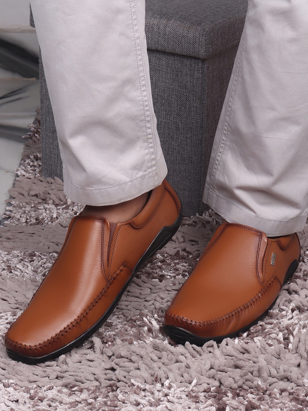 

Red Chief Men Formal Loafers, Tan