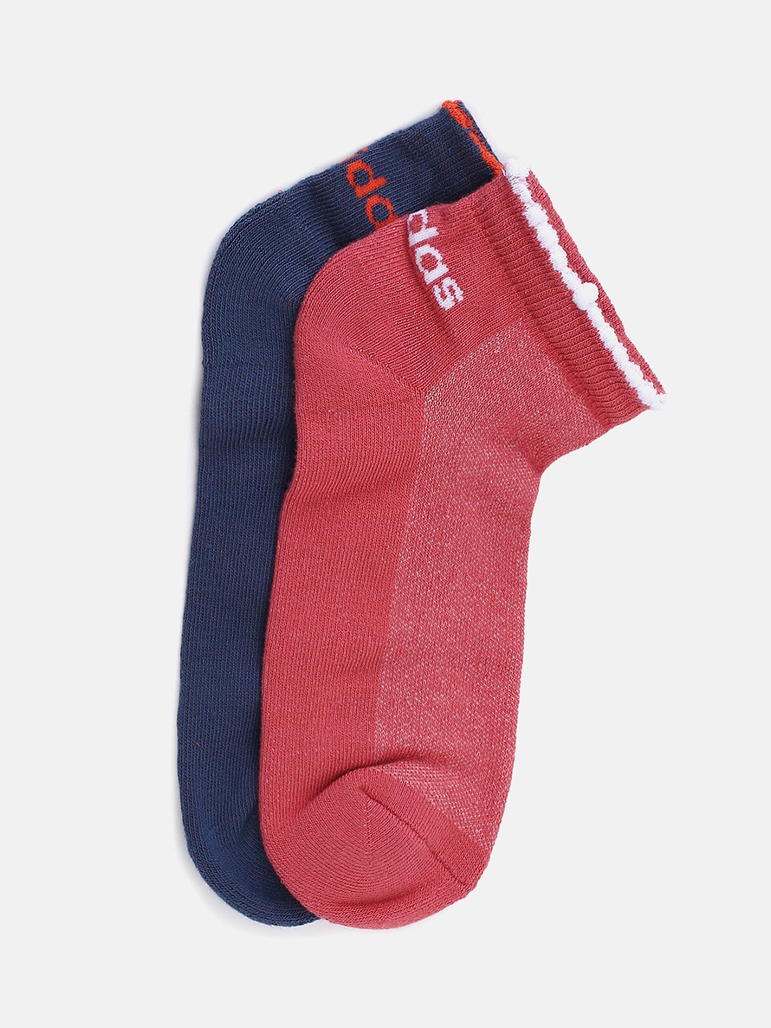 

ADIDAS Women Pack Of 2 Patterned Ankle-Length Socks, Red