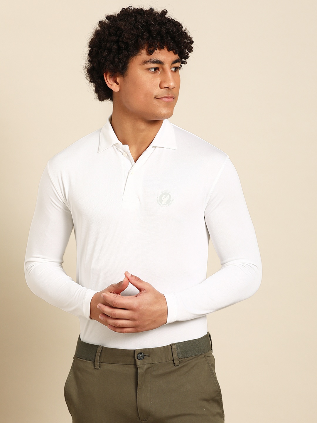 

ARMISTO Men Men Golf Polo Drifit T-shirt, White