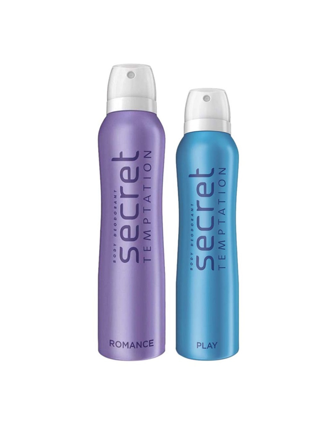 

Secret Temptation Set Of 2 Body Deodorants - Romance 225 ml & Play 150 ml, Multi