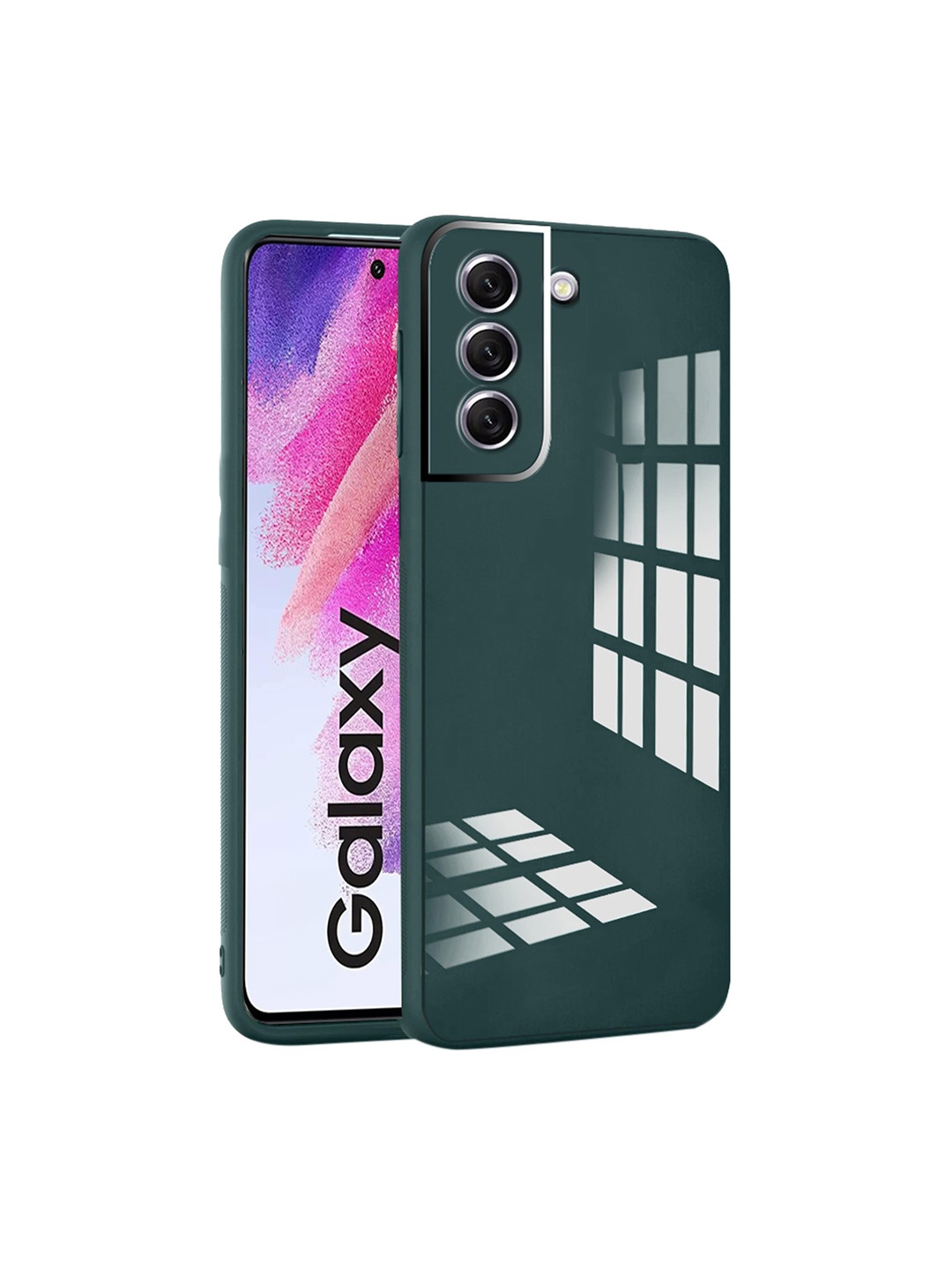 

Karwan Solid Samsung Galaxy S21FE Phone Back Case, Green