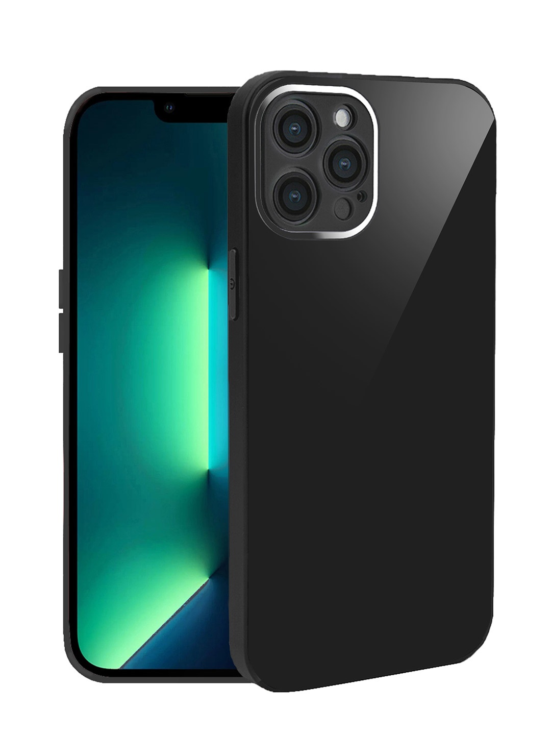 

Karwan Solid iPhone 13 Pro Max Phone Back Case, Black
