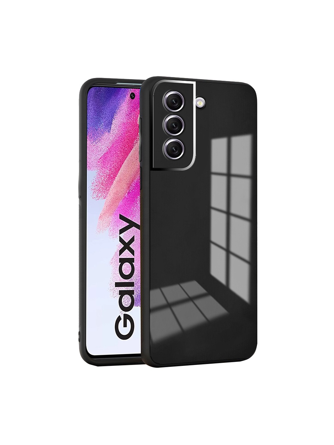 

Karwan Solid Samsung Galaxy S22PLUS Phone Back Case, Black