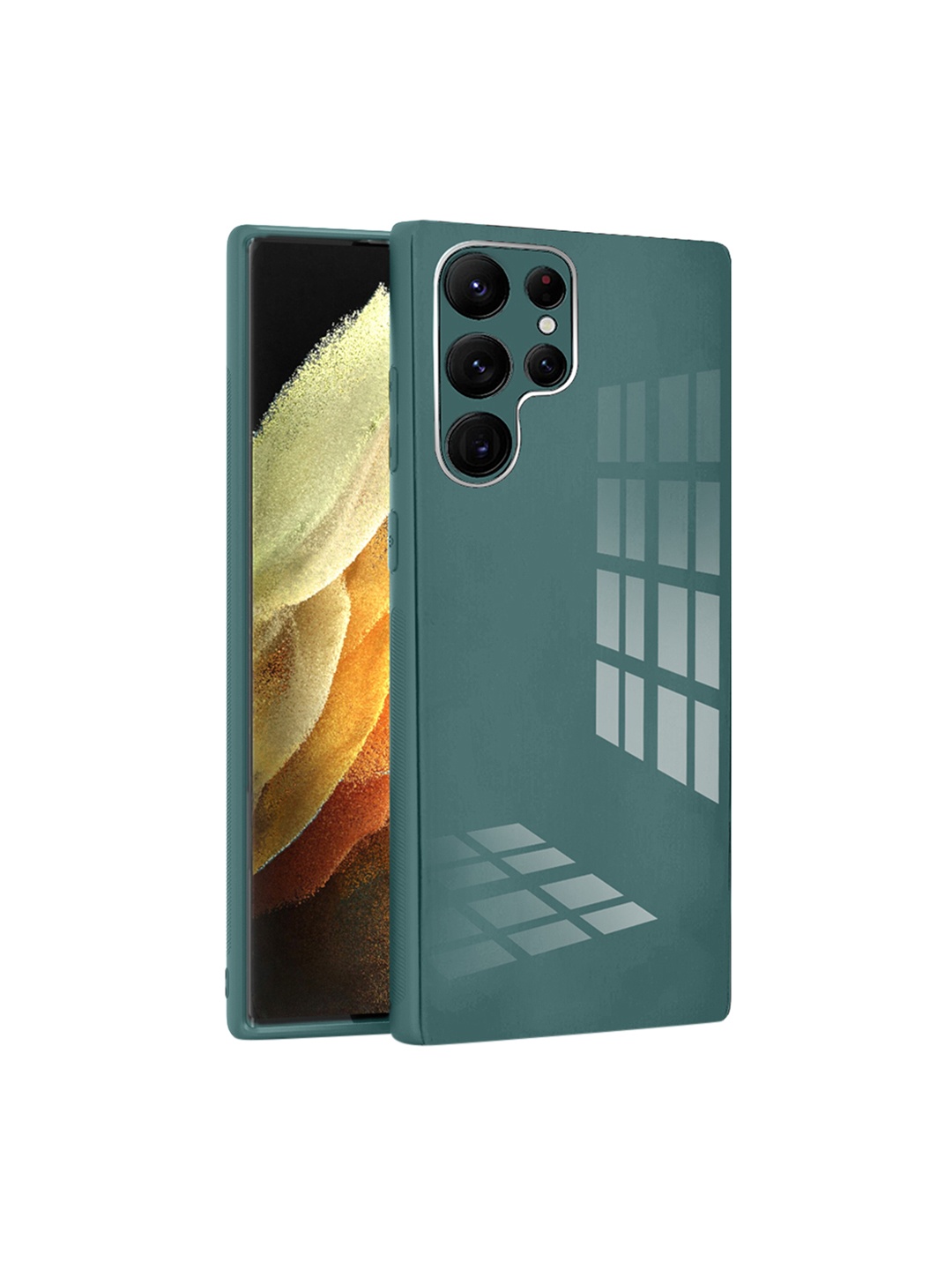 

Karwan Samsung Galaxy S22 Ultra Phone Back Cover, Green