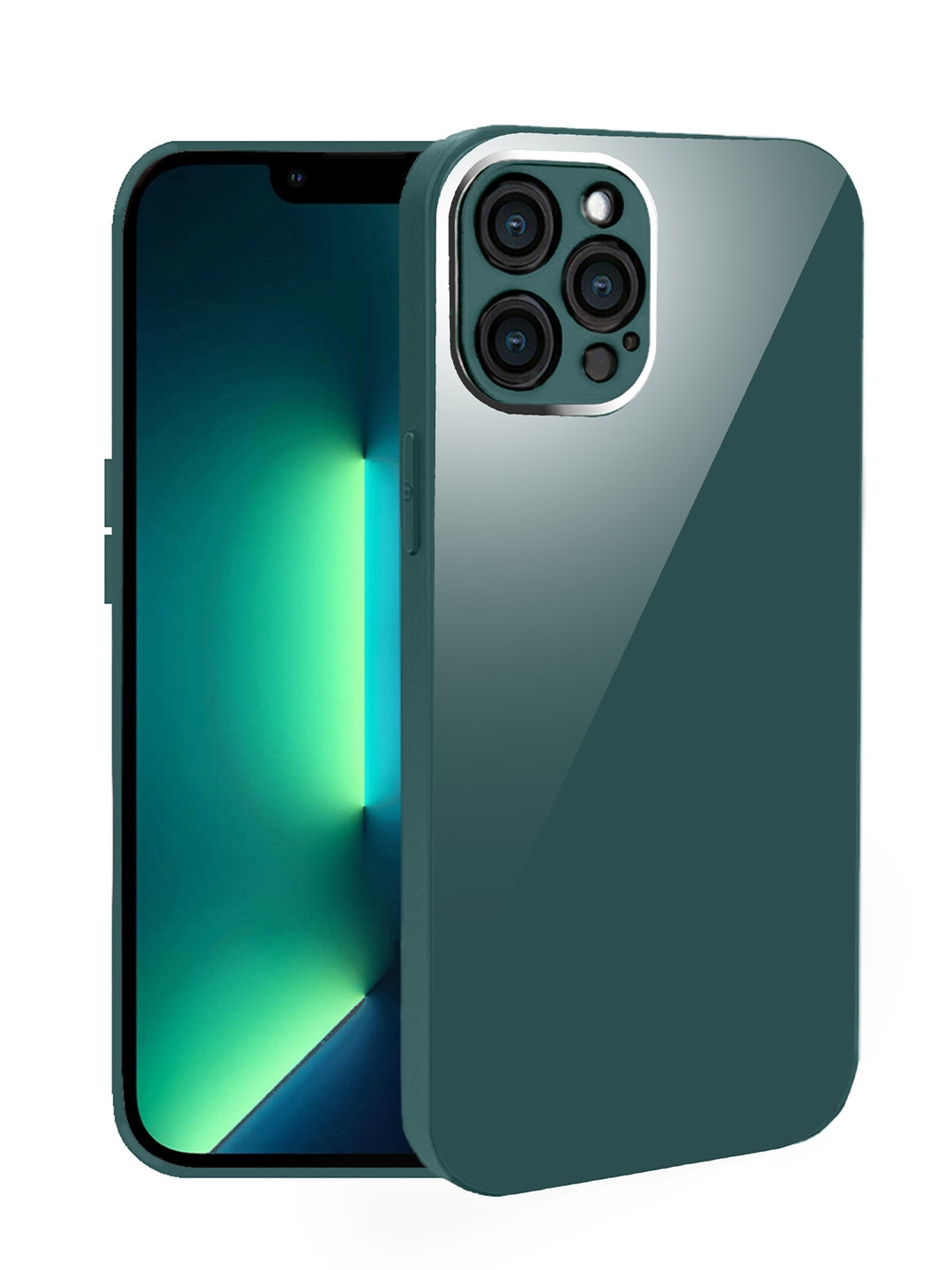

Karwan iPhone 12 Pro Max Shock Proof Phone Back Case, Green