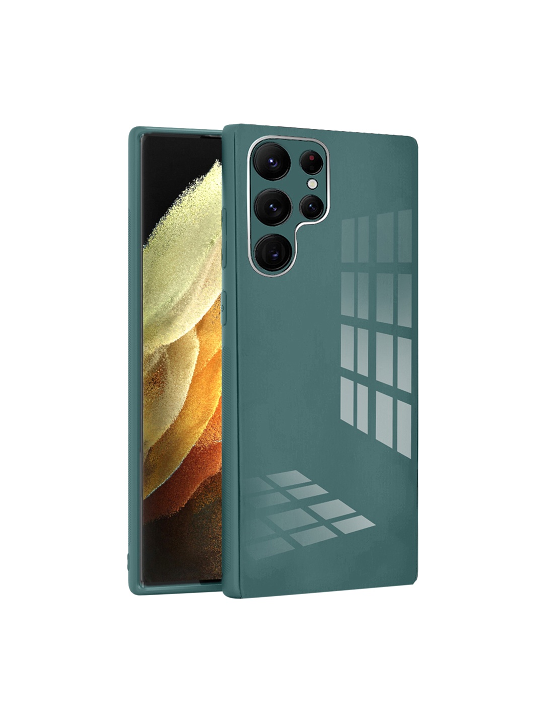 

Karwan Samsung Galaxy S21 Ultra Shock-Proof Back Case Cover, Green