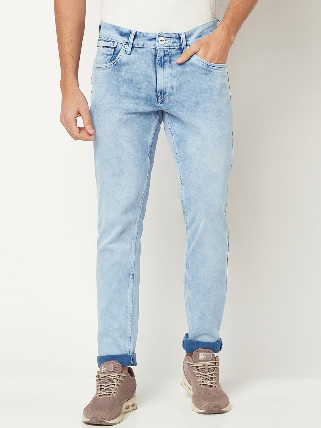 

Blue Buddha Men Skinny Fit Pure Cotton Stretchable Jeans