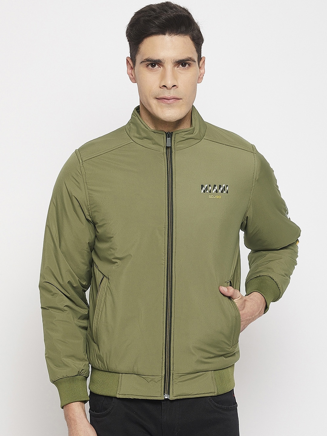 

Duke Men Bomber Jacket, Green