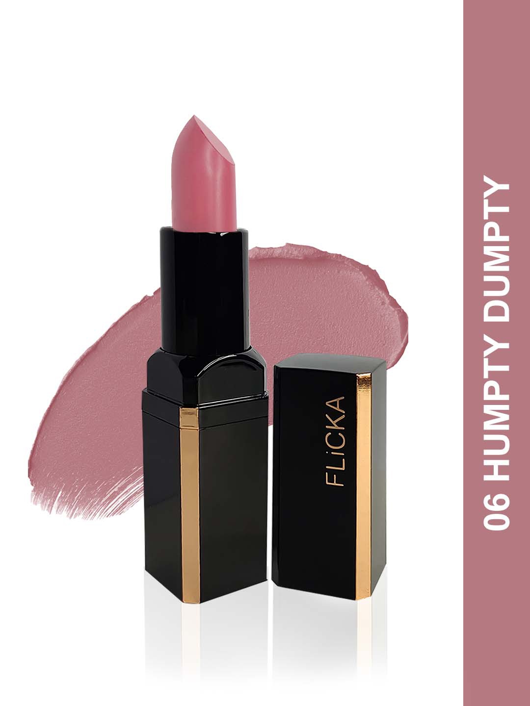 

FLiCKA Lip Poetry Matte Lipstick 4 gm - Humpty Dumpty 06, Brown