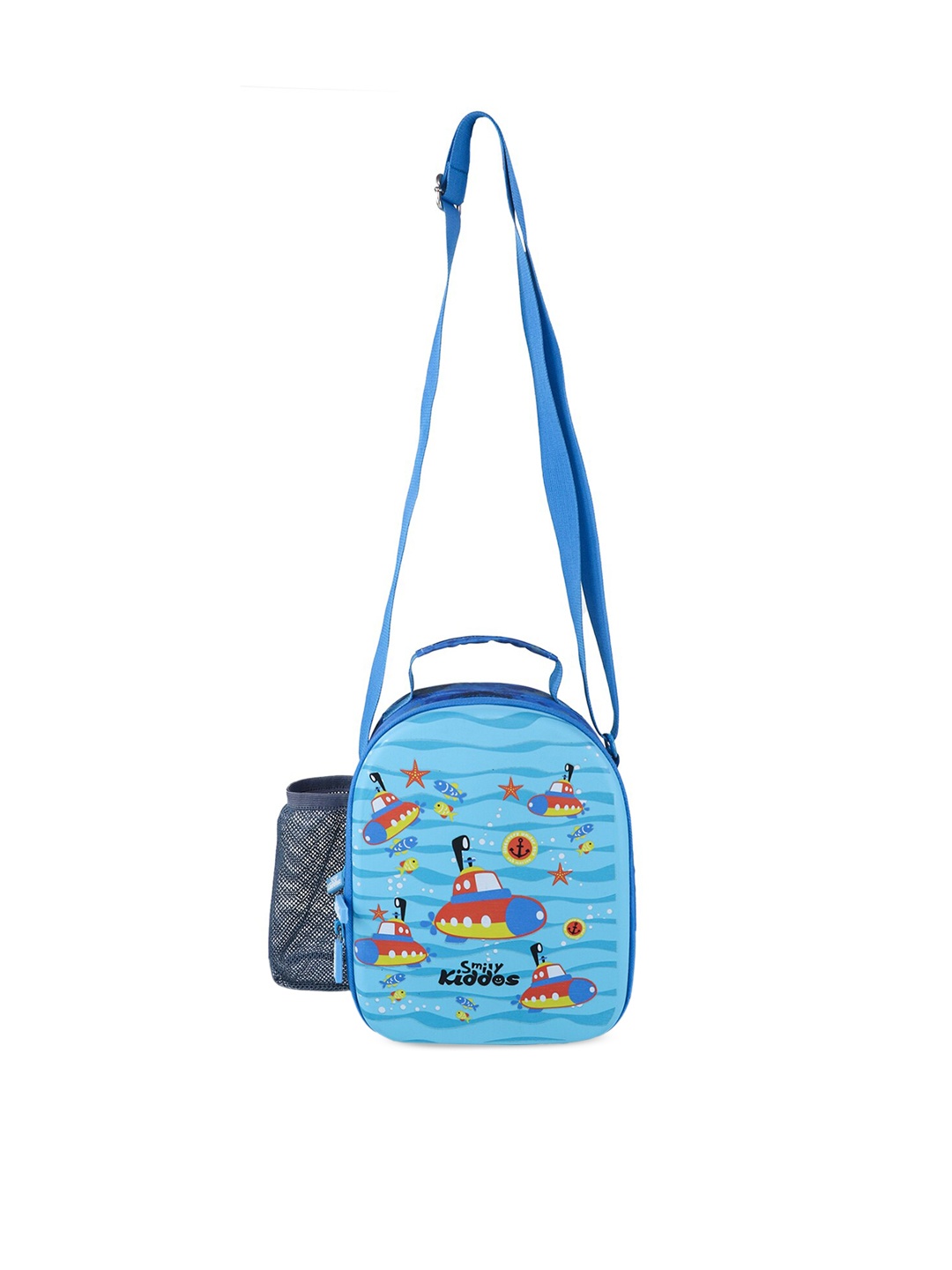 

Smily Kiddos Kids Hardtop Submarine Printed Lunch Bag, Blue