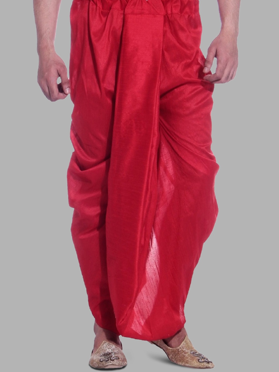 

ROYAL KURTA Men Ready to Wear Dhoti Pants, Red
