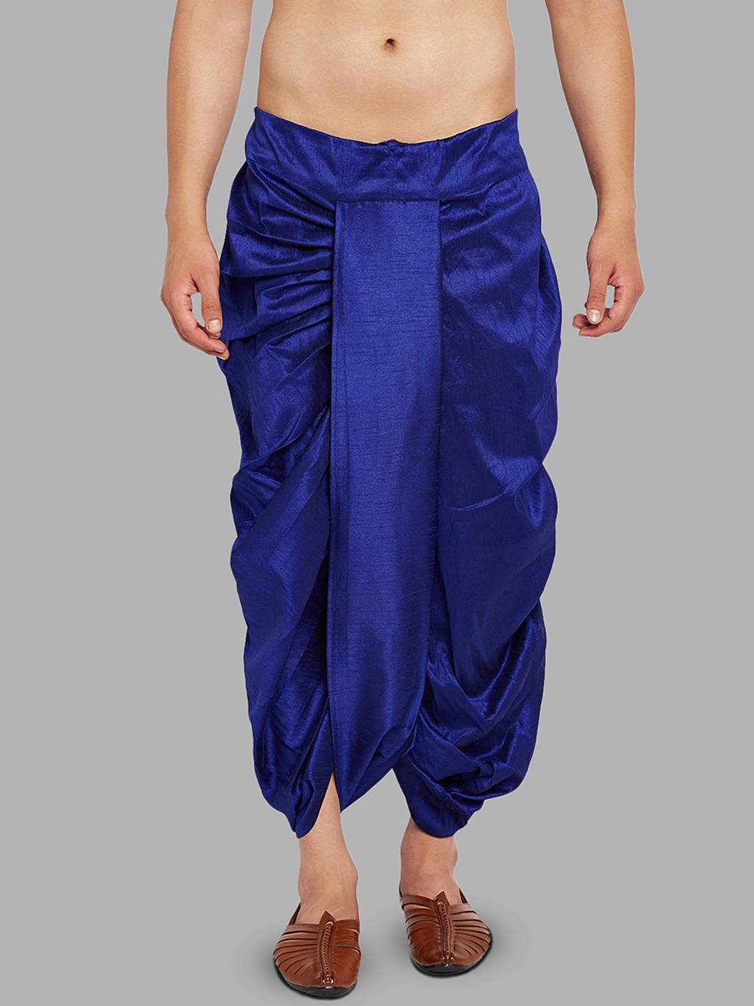 

ROYAL KURTA Men Ready to Wear Dhoti Pant, Blue