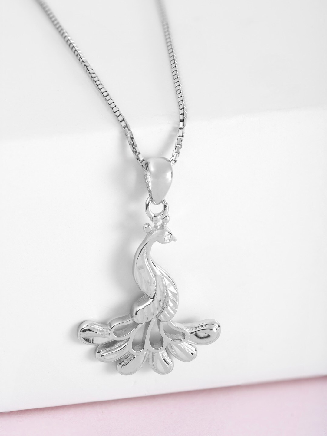 

Zavya Rhodium-Plated Silver Pendant Chain