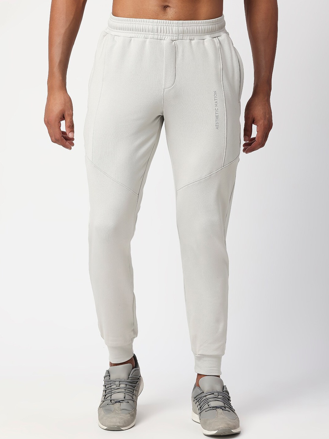 

AESTHETIC NATION Men Training Joggers, Grey