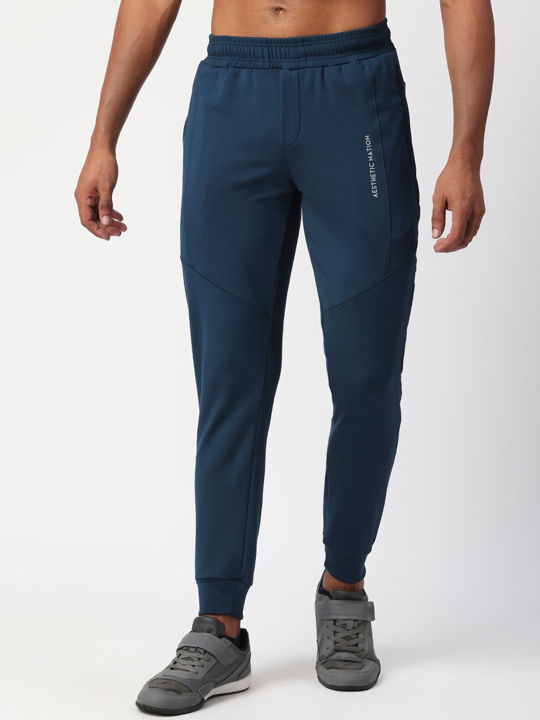 

AESTHETIC NATION Men Training Joggers, Teal