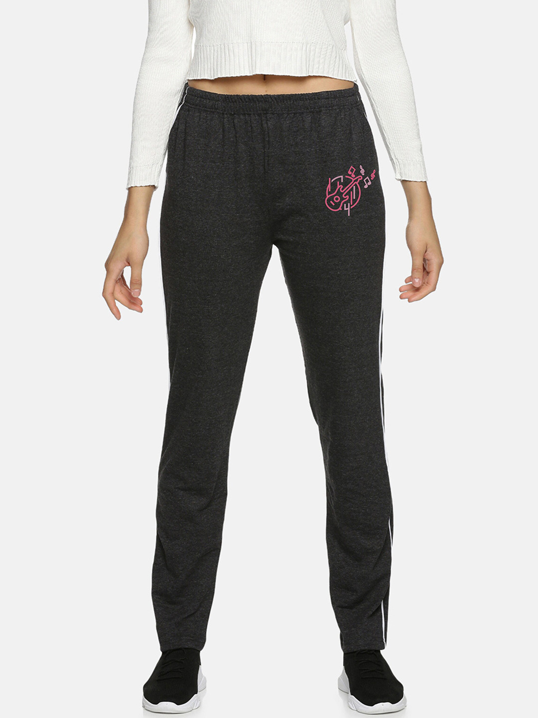 

NOT YET by us Women Lounge Pants, Charcoal