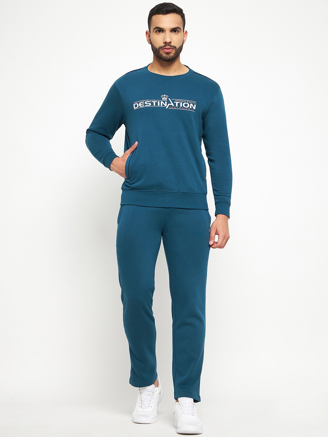 

Duke Men Fleece Tracksuits, Teal