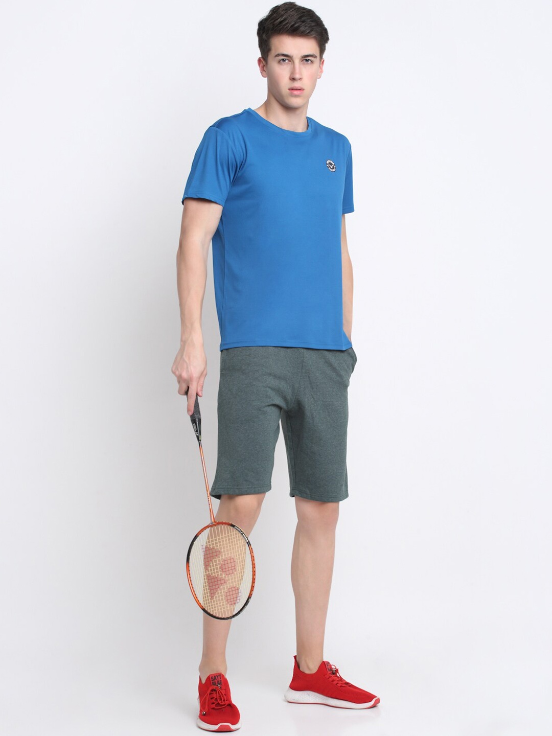

Invincible Men Round Neck Regular Tee, Blue