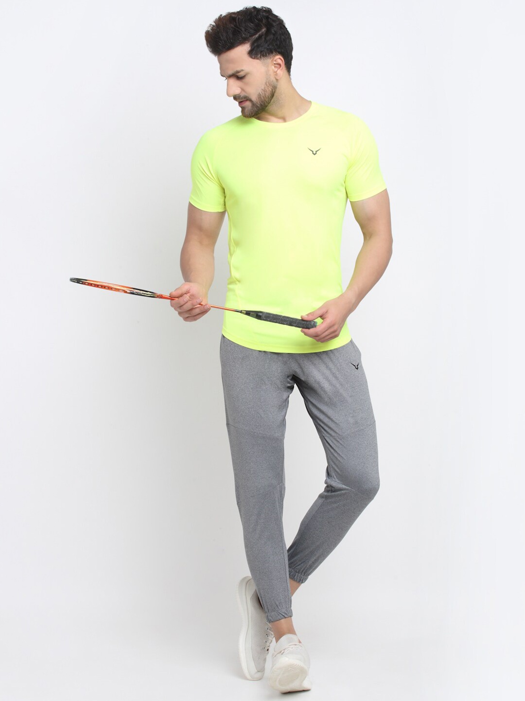 

Invincible Men Round Neck Tee, Yellow