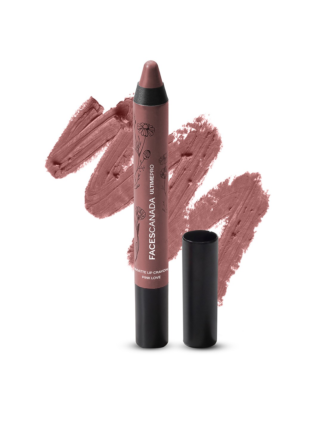 

FACES CANADA Ultime Pro Matte Lip Crayon with Cocoa Butter & Chamomile 2.8g - Pink Love 29, Black