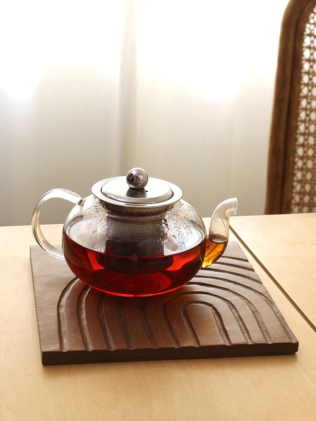

House This Chilika Brown Wood Hot Plate
