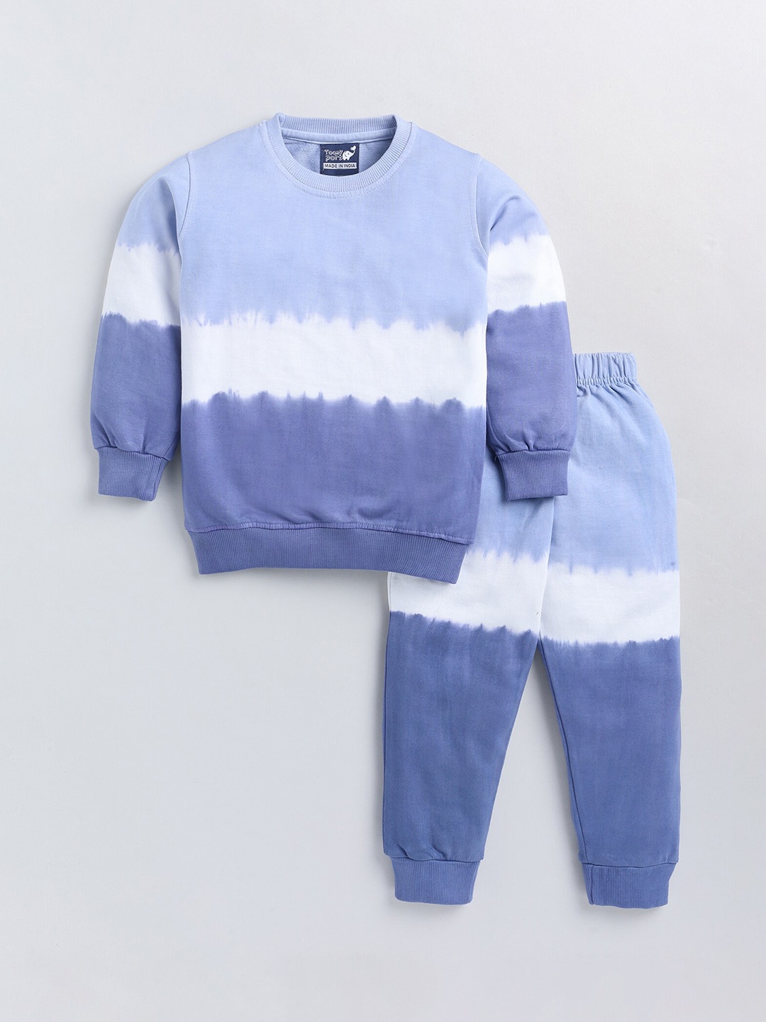 

Toonyport Boys Dyed Cotton Tracksuits, Blue