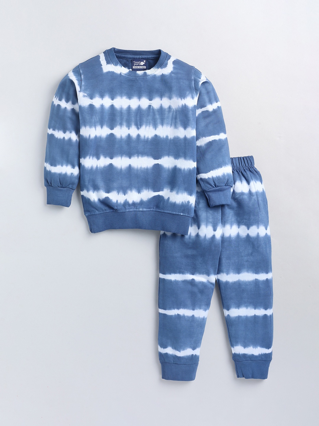 

Toonyport Boys Tie-Dye Cotton Winter Tracksuits, Blue