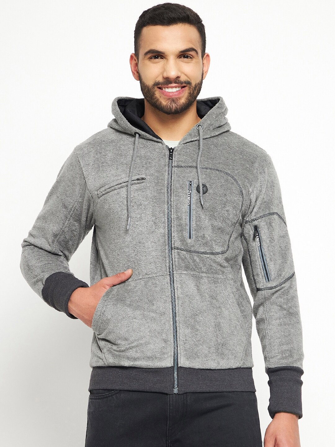 

Duke Hooded Fleece Sweatshirt, Grey