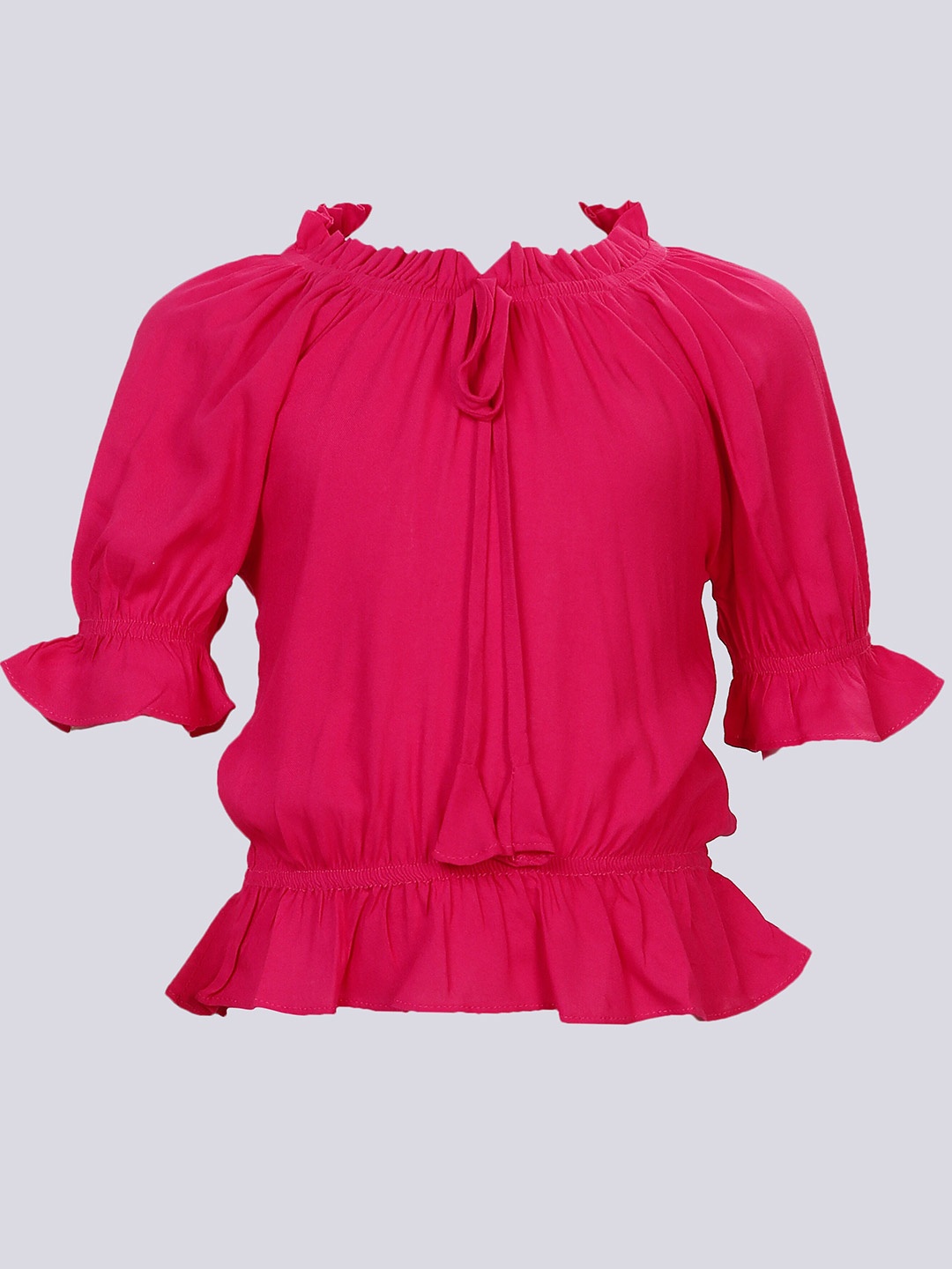 

Hunny Bunny Cinched Waist Top, Pink