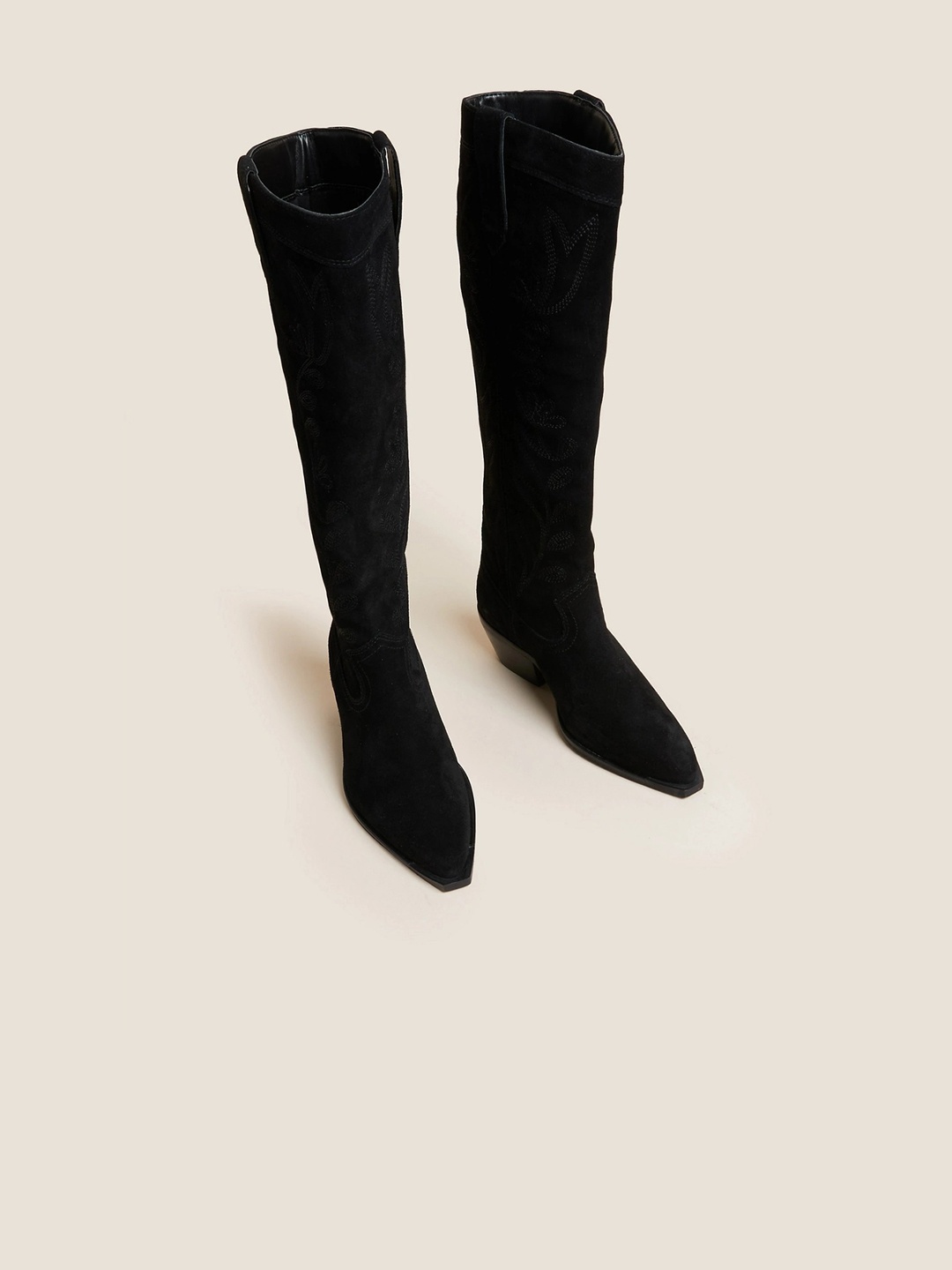 

Marks & Spencer Women High-Top Heeled Boots, Black