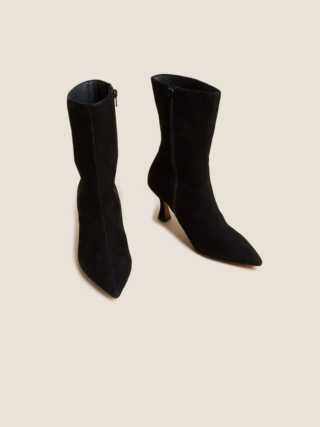 

Marks & Spencer Women Mid-Top Boots, Black
