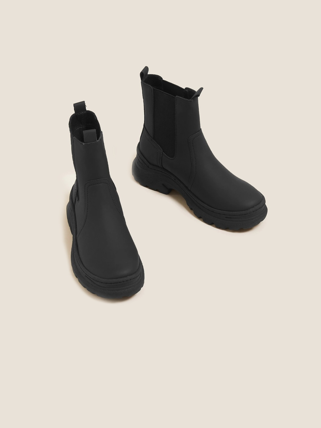 

Marks & Spencer Women Mid-Top Chelsea Boots, Black