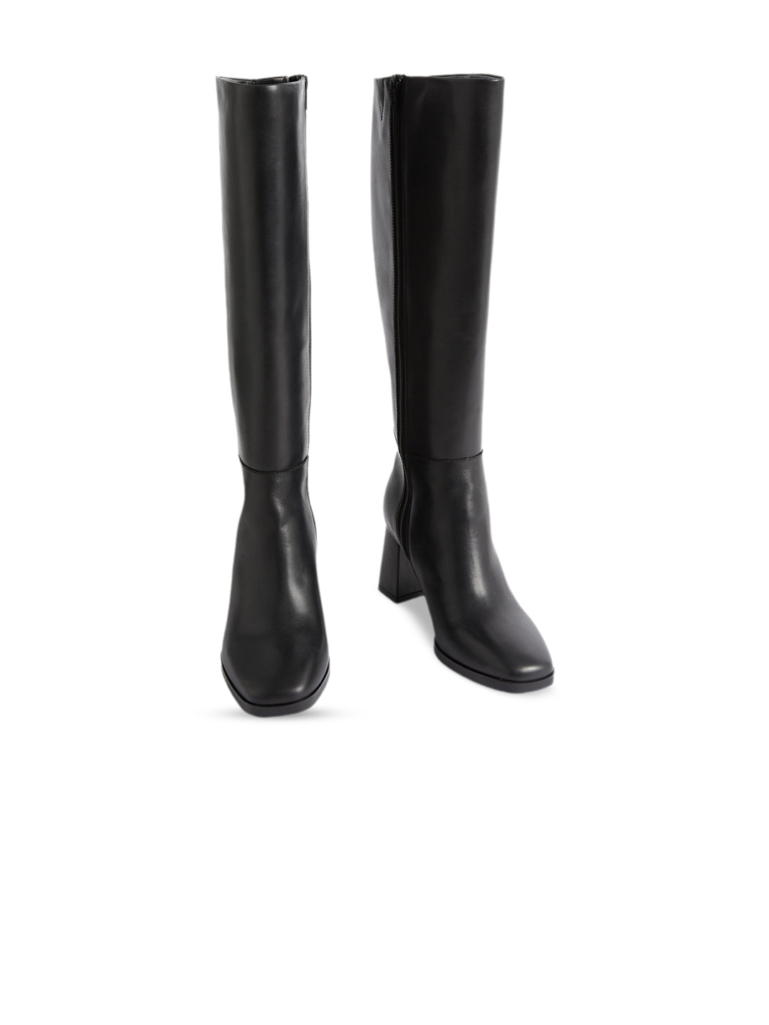

Marks & Spencer Women Casual Block-Heeled Knee Boots, Black