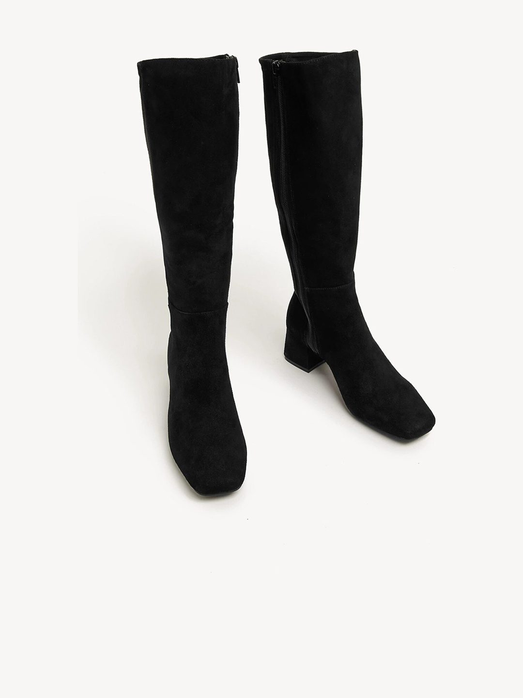 

Marks & Spencer Women High-Top Heeled Boots, Black