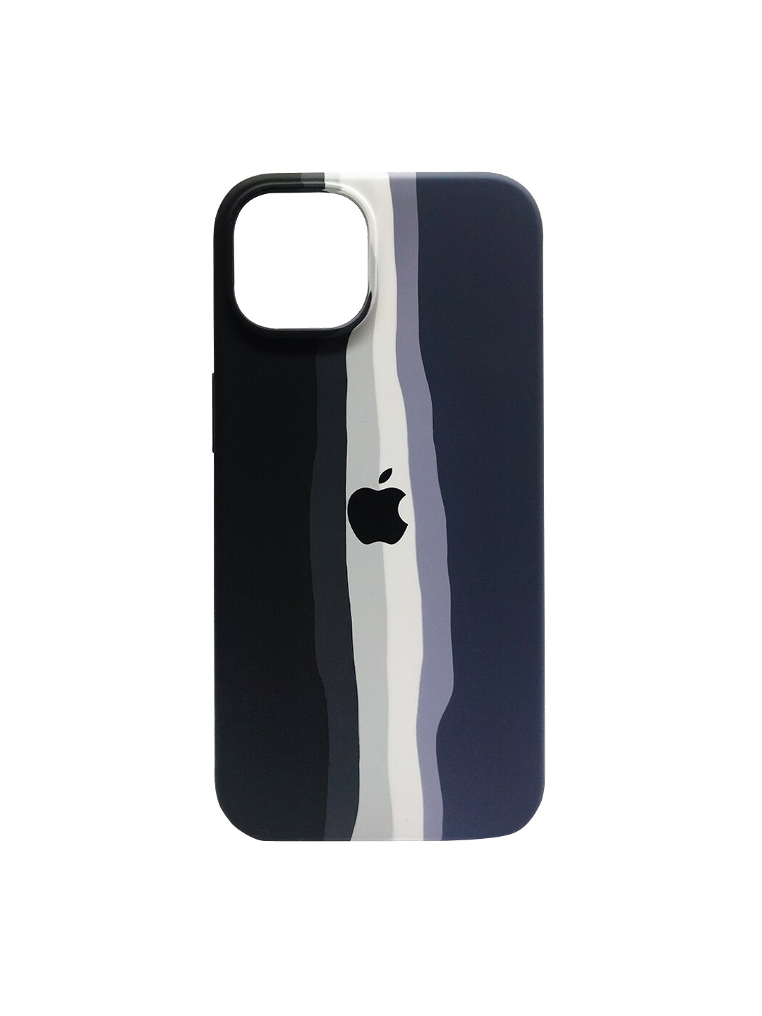 

TREEMODA Rainbow Printed Leather iPhone 11 Pro Max Back Case, Black
