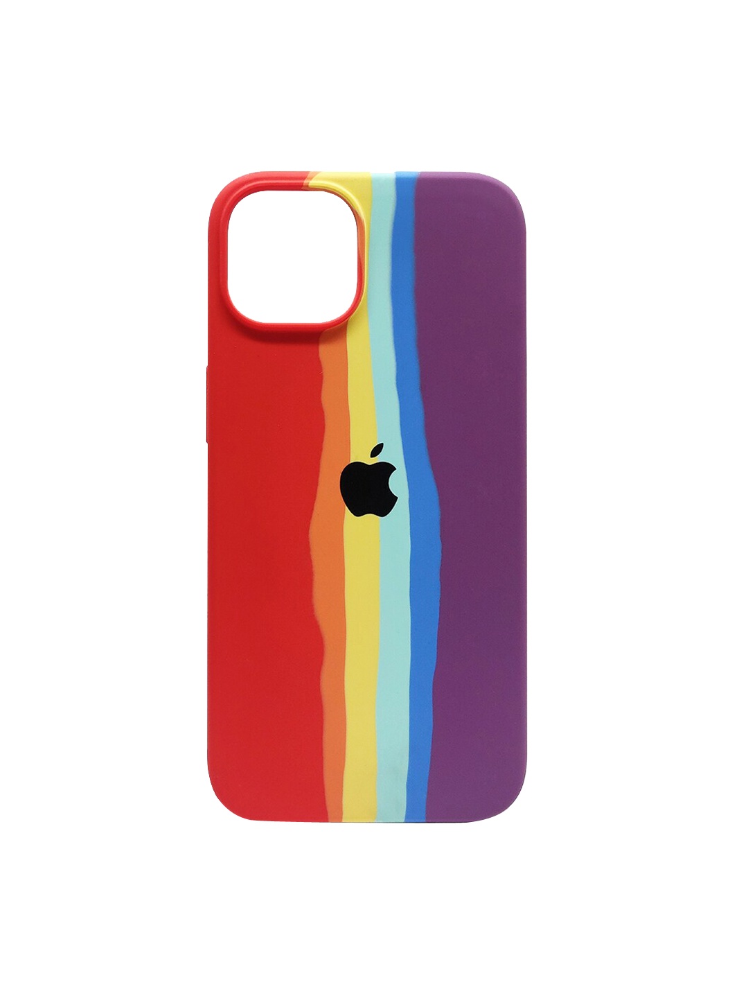 

TREEMODA Printed Rainbow iPhone 12 Pro Phone Back Case, Red