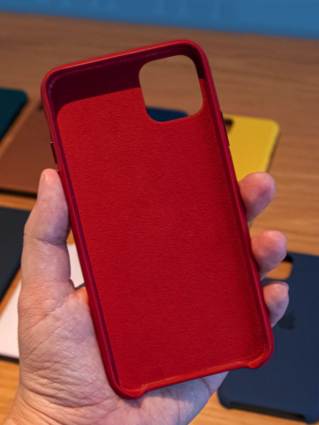 

macmerise Shock Proof iPhone 13 Mini Phone Back Case, Red