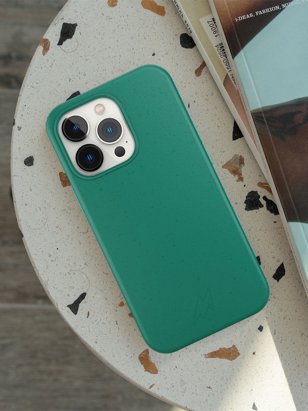 

macmerise Eco-friendly iPhone 14 Plus Phone Back Case, Green