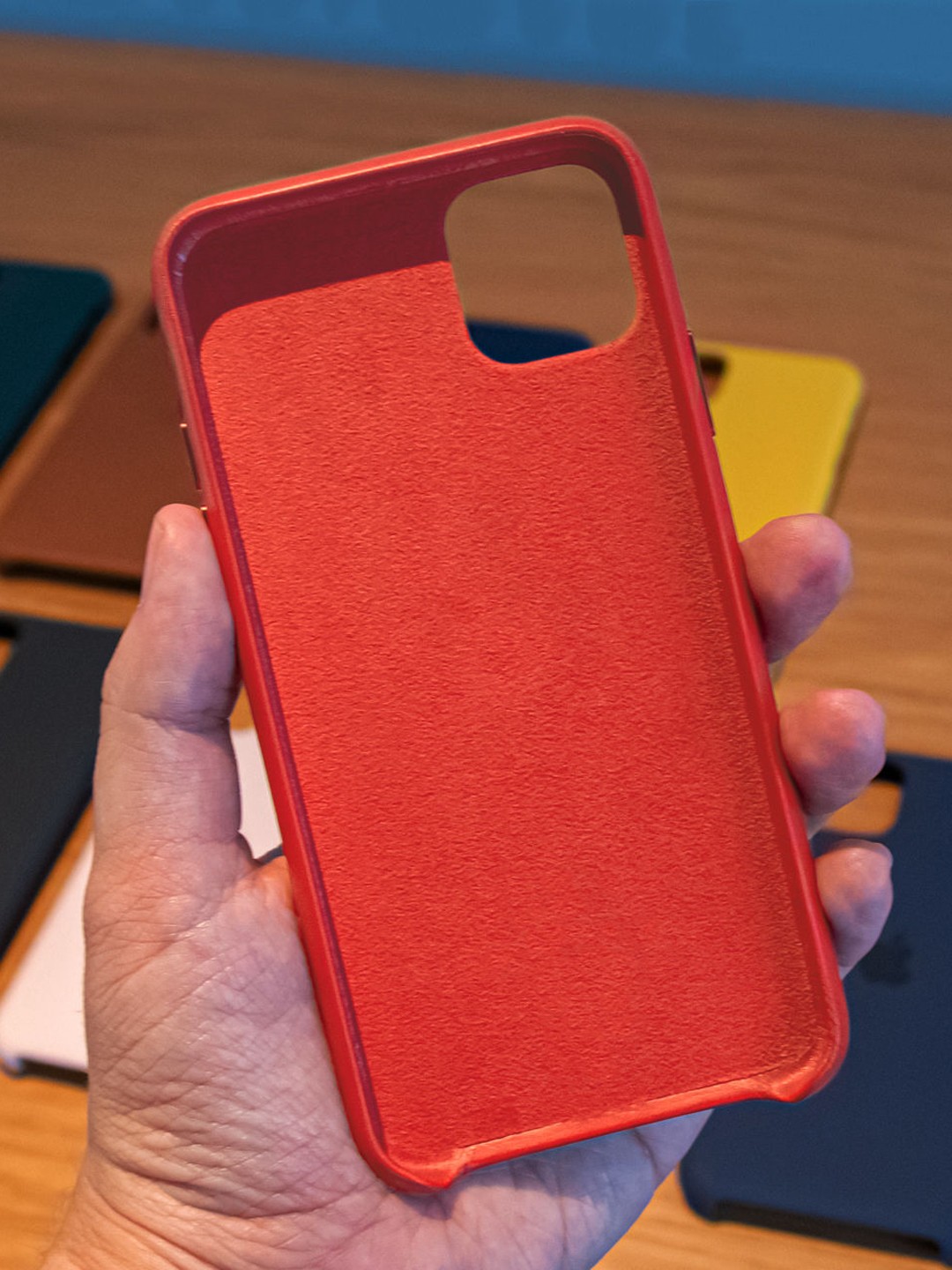 

macmerise Silicone iPhone 13 Pro Phone Back Case, Orange