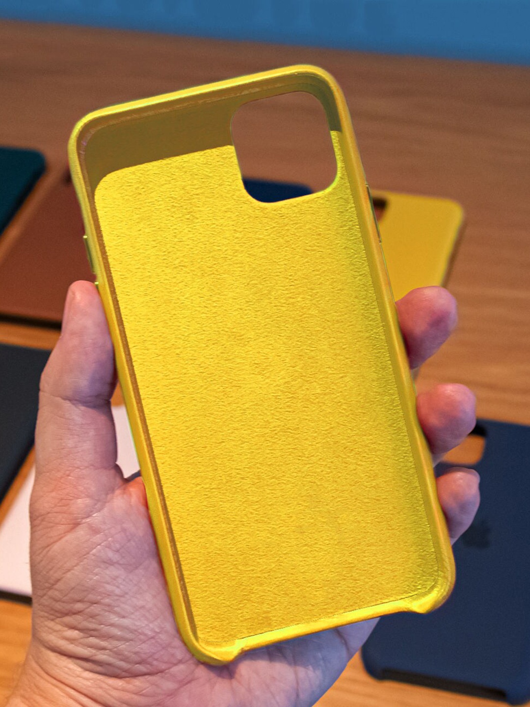 

macmerise iPhone 13 Silicone Phone Back Case, Yellow