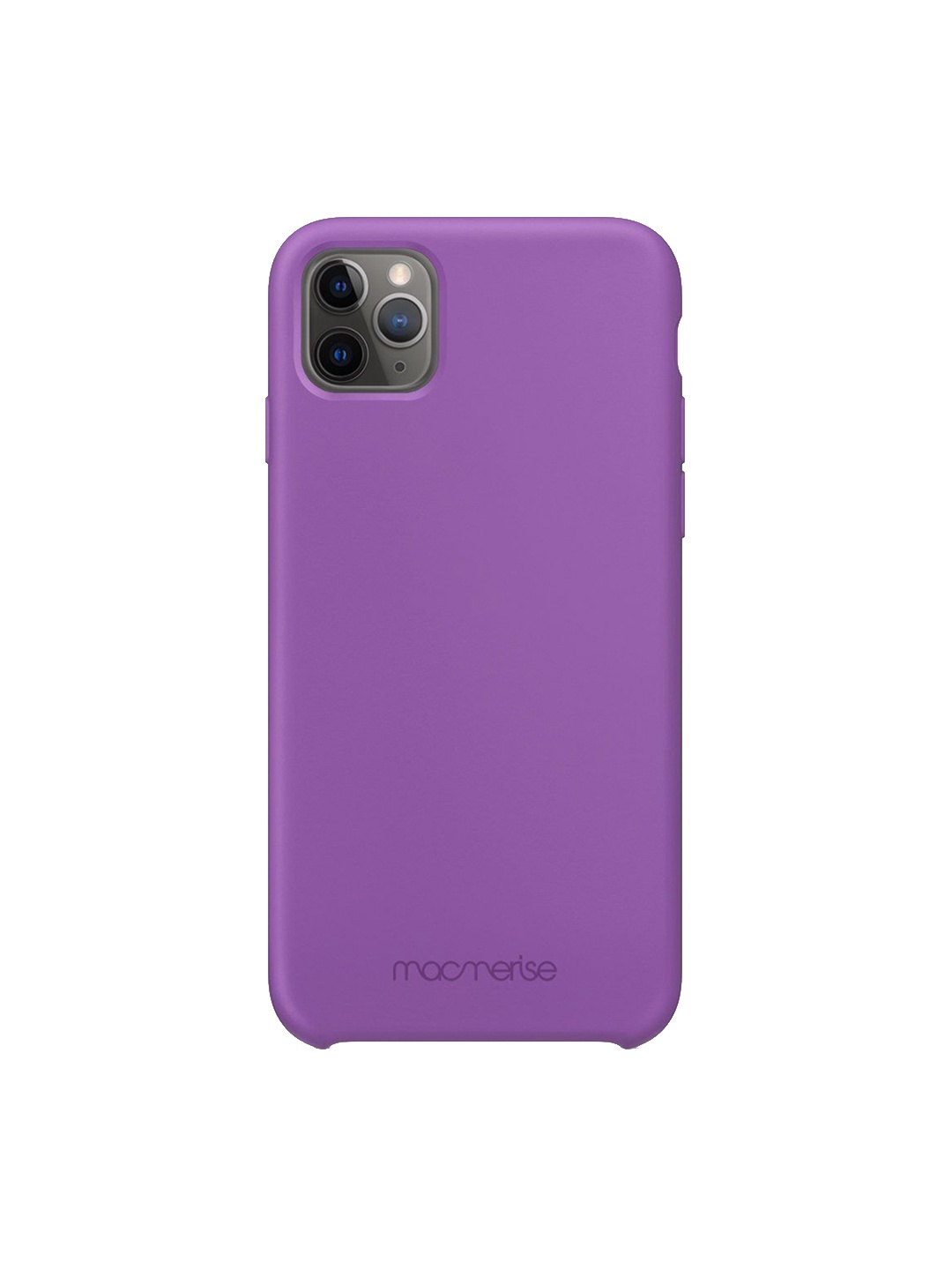 

macmerise Silicone iPhone 11 Pro Max Phone Back Case, Purple