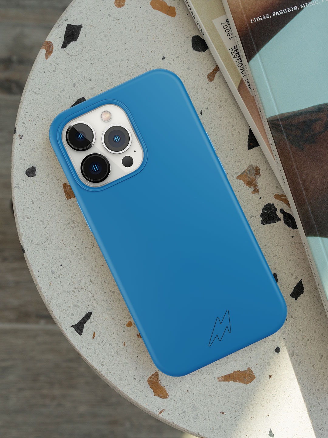 

macmerise iPhone 13 Pro Max Phone Back Case, Blue
