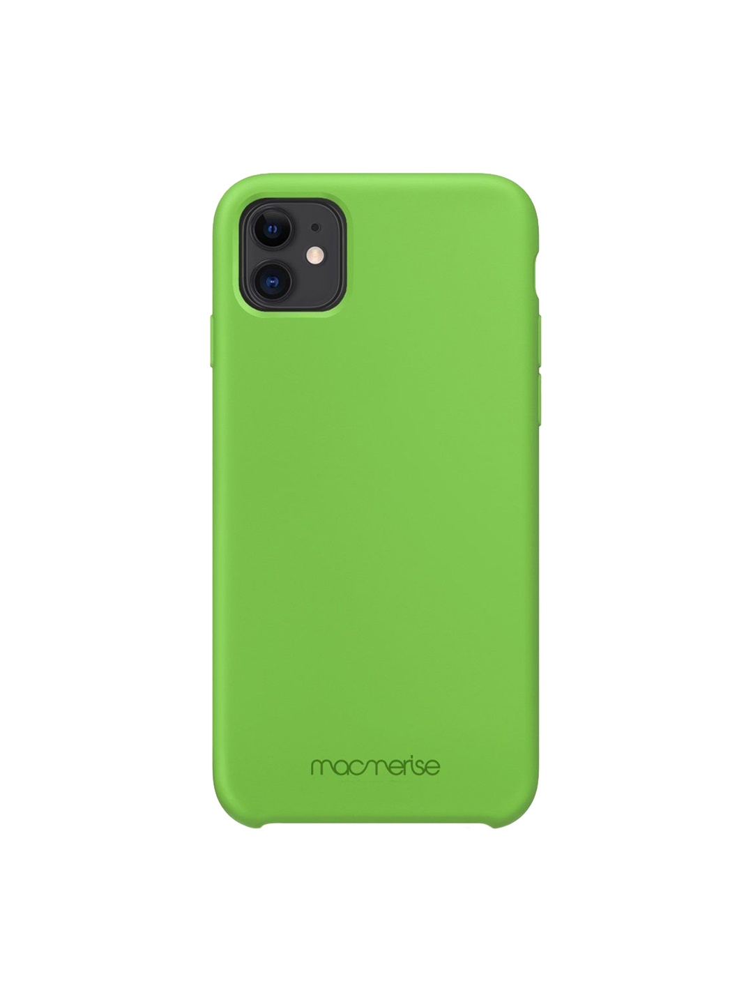 

macmerise Silicone iPhone 11 Phone Back Case, Green