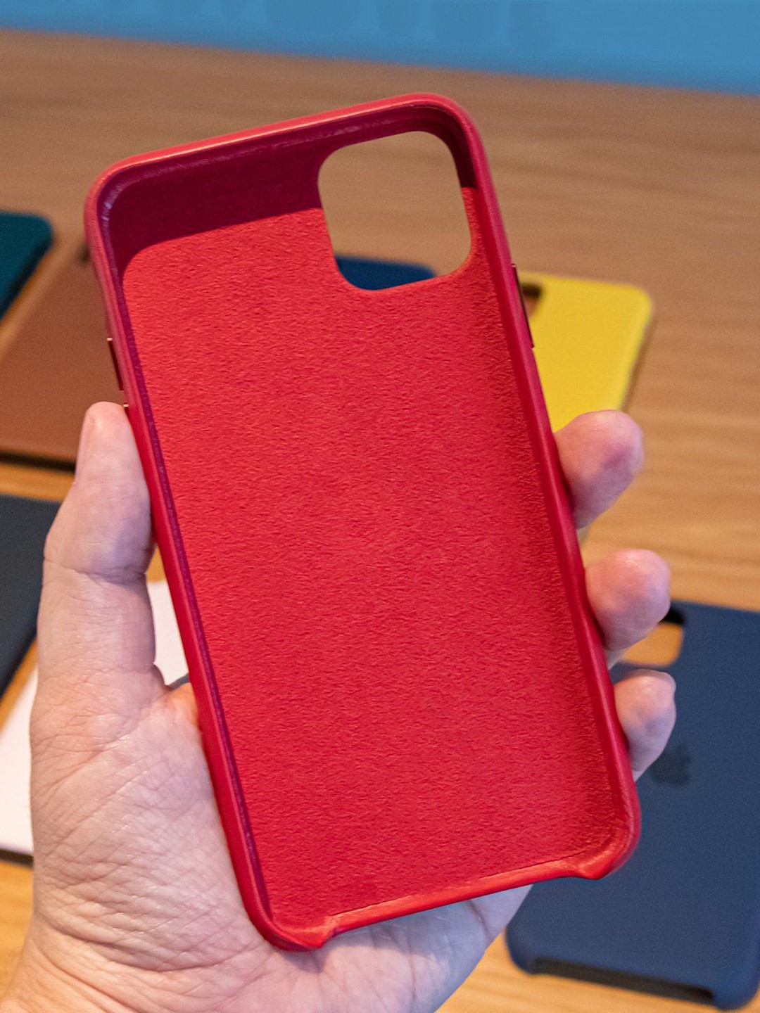 

macmerise iPhone 11 Pro Phone Back Case, Red