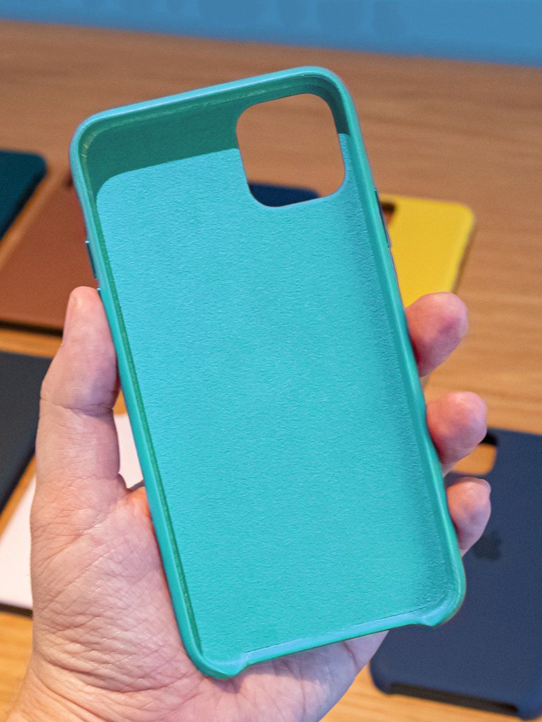 

macmerise Silicone iPhone 11 Pro Phone Back Case, Blue