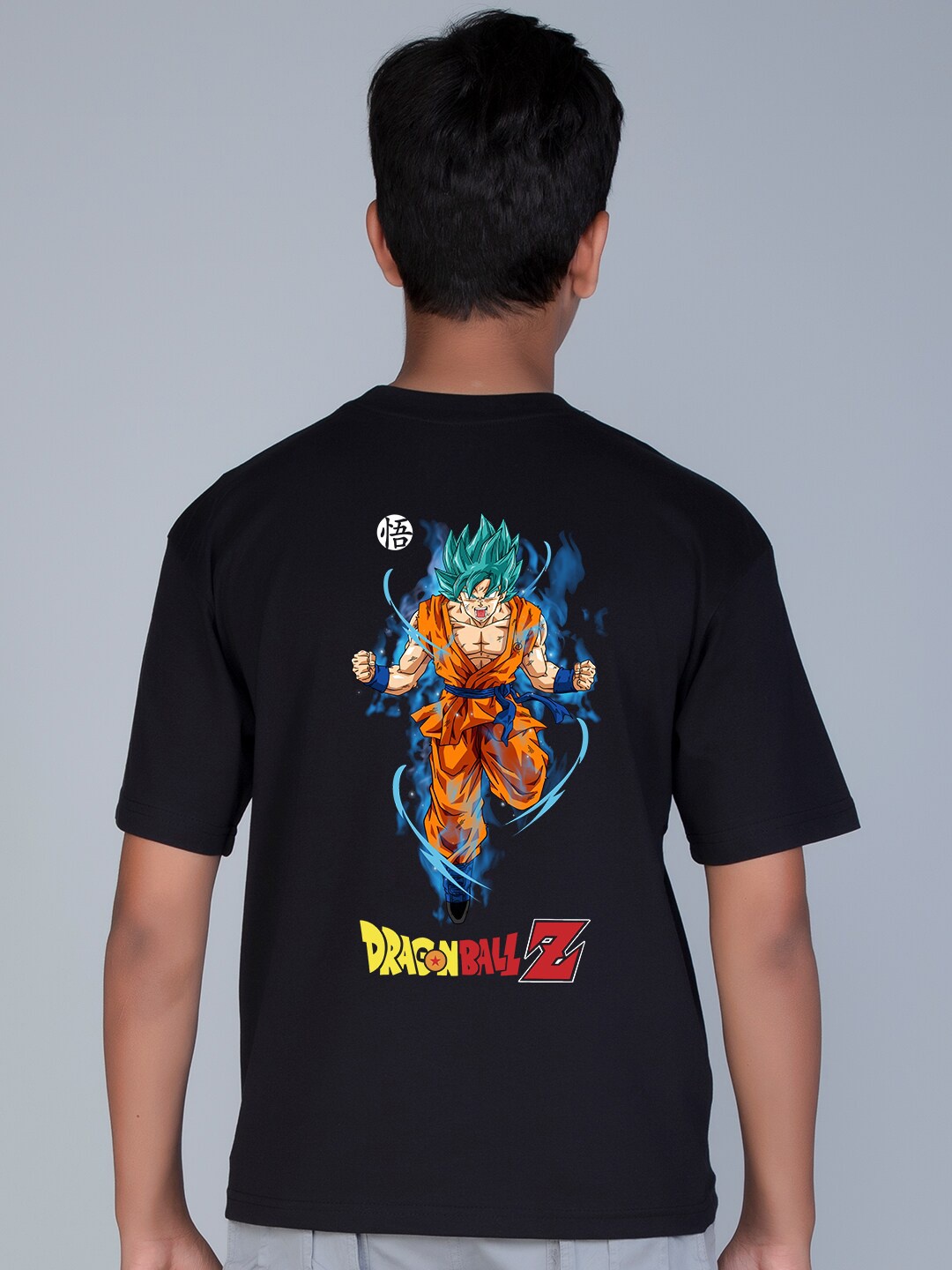 

Teeshut Boys Graphic Printed Dragon Ball Cotton T-shirt, Black