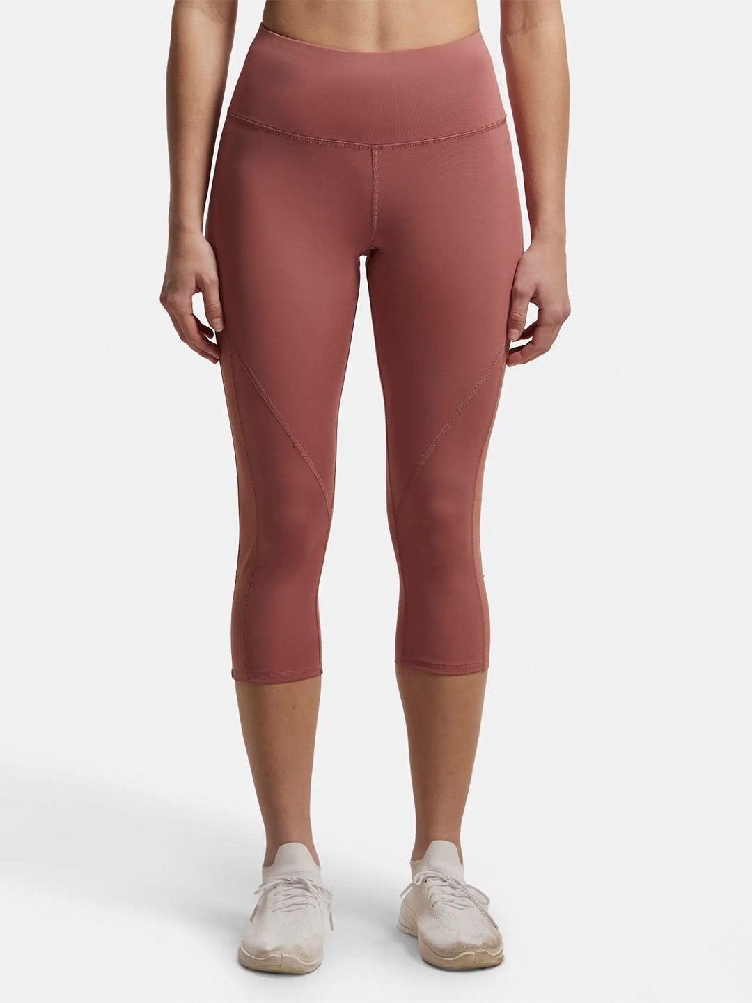 

Jockey Microfiber Stretch Slim Fit Capri with Back Waistband Pocket-MW36, Rose